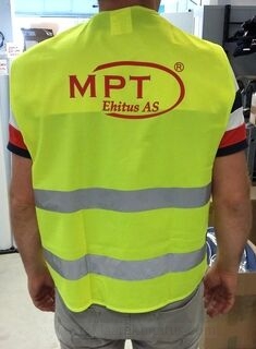 Ohutusvest logoga - MPT Ehitus