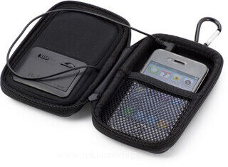 Mobile speaker case.