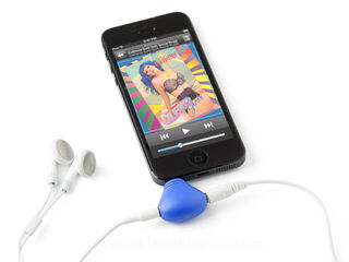 Phone stand/earphone splitter. 6. picture
