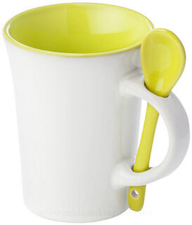Dolce mug with spoon 2. kuva