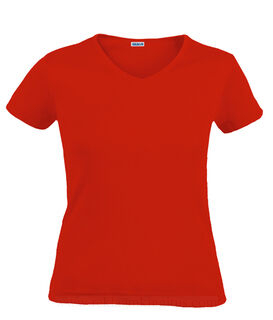 ladies V-neck T-shirt 2. picture