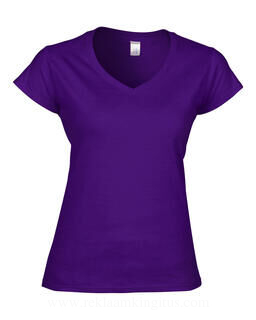 Ladies Softstyle® V-Neck T-Shirt 8. pilt