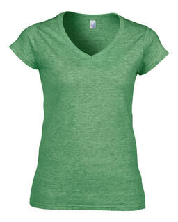 Ladies Softstyle® V-Neck T-Shirt 3. pilt