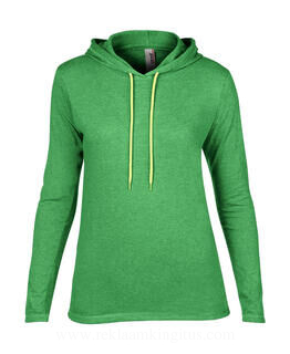 Women`s Fashion Basic LS Hooded Tee 20. picture