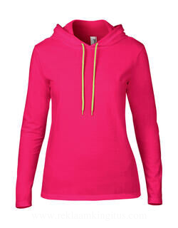 Women`s Fashion Basic LS Hooded Tee 14. picture