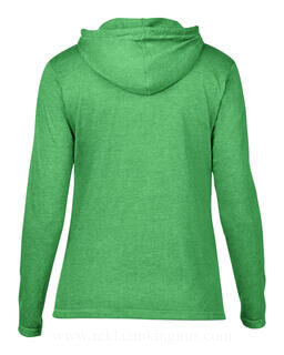 Women`s Fashion Basic LS Hooded Tee 11. picture