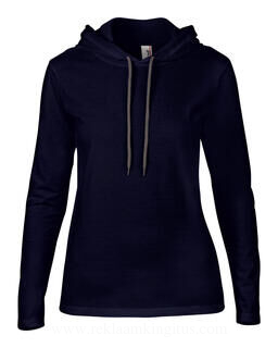 Women`s Fashion Basic LS Hooded Tee 3. picture