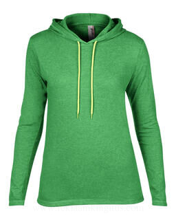 Women`s Fashion Basic LS Hooded Tee 6. picture