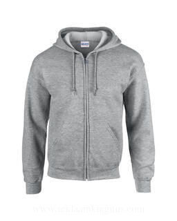 Heavyweight Full Zip Hooded Sweat 4. picture