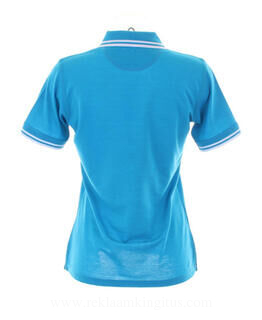 Womens Tipped Collar Polo 9. picture