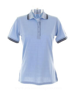 Womens Tipped Collar Polo 2. picture