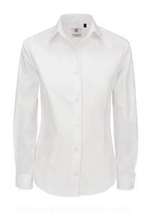 Ladies` Heritage Long Sleeve Poplin Shirt 3. picture