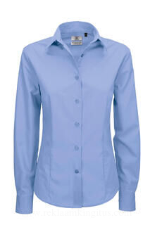 Ladies` Smart Long Sleeve Poplin Shirt 6. kuva