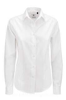 Ladies` Smart Long Sleeve Poplin Shirt 3. picture