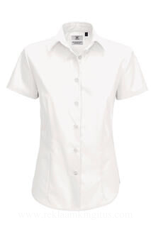 Ladies` Smart Short Sleeve Poplin Shirt 4. kuva