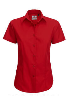 Ladies` Smart Short Sleeve Poplin Shirt 3. pilt