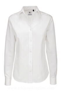 Ladies` Sharp Twill Long Sleeve Shirt 3. kuva