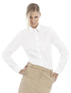 Ladies` Sharp Twill Long Sleeve Shirt 2. kuva