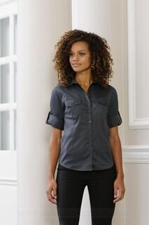 Ladies` Roll 3/4 Sleeve Shirt 7. picture
